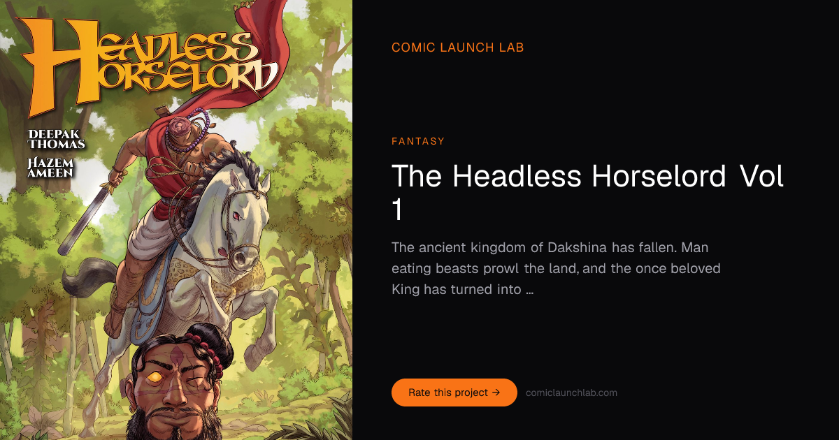 The Headless Horselord Vol 1 — Comic Launch Lab